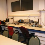 Werkbank in de Radiokelder