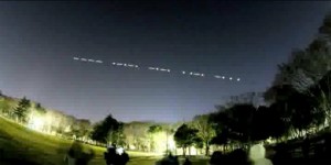 Morse code in the sky
