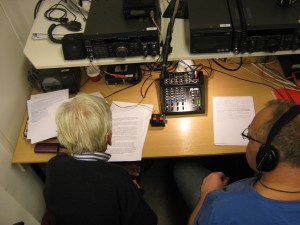 Het draaiboek wordt doorgenomen