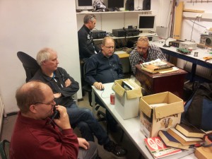 Stan PA8C bezig met de callgever software