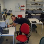 Mischa PA1OKZ bij het PI3UTR station