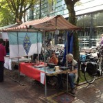 De kraam met Martijn en Bert PA0GVK