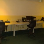 Overzicht linker muur