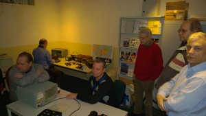 Publiek bij de PI4AA uitzending